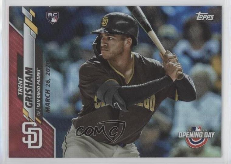 2020 Topps Opening Day Target Red Foil Trent Grisham #190 Rookie RC 4al
