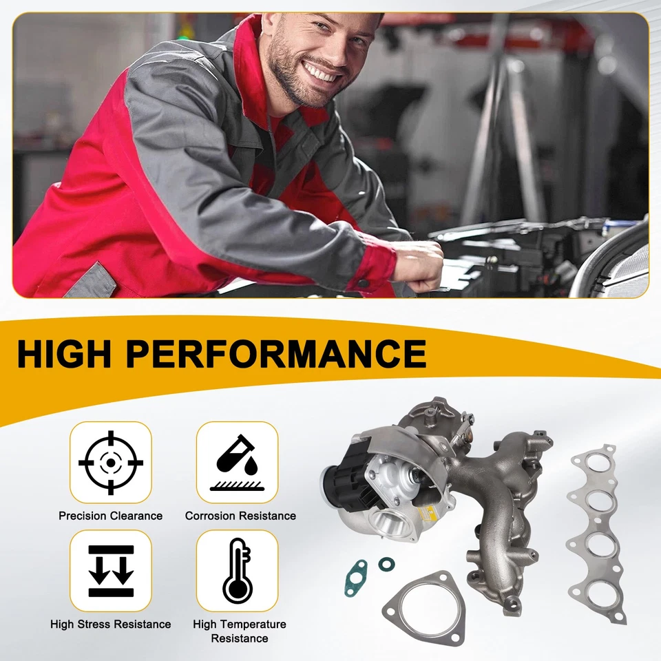 Turbocompresor para Kia Seltos Hyundai Kona 1.6L 2019 2020 2021 2022 2023 Foto 2 de 4