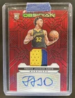 2023-24 Obsidian Trayce Jackson-Davis Patch RC Red Flood Auto Autograph RJI-TJD