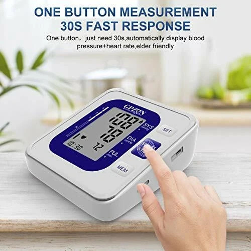 Blood Pressure Monitor - Upper Arm, Accurate Digital BP Monitor with Large Cuff