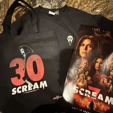 SCREAM 7 Ghostface Bundle 30th Anniversary Kill Count Tote + Sweatshirt Promo