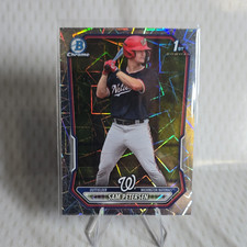 2026 Bowman Chrome-Sam Petersen 1st Bowman Laser Refractor #BCP-122 Nationals