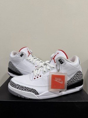 Jordan 3 White Cement 88 Dunk Contest 2013 Sneakers Size 11 DEADSTOCK