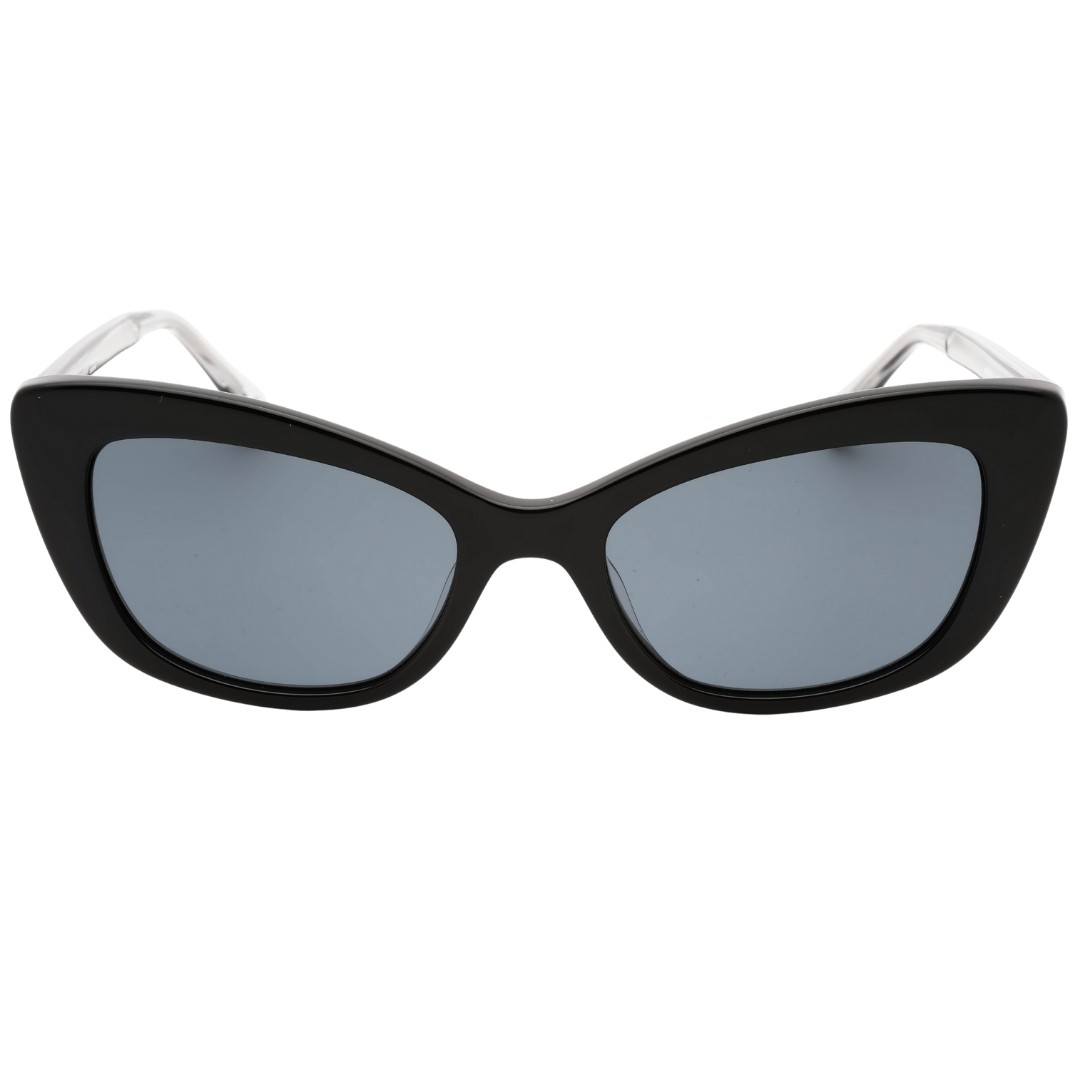 Kate Spade Merida/G/S Grey Lens Black Sunglasses