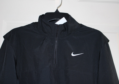 NWT Nike Dri-FIT Golf Club 1/2 Zip Men's XS Black Jacket FQ1155