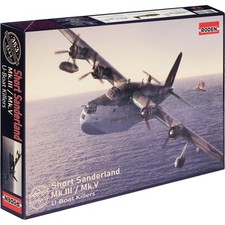 Roden RAF Short Sunderland Mk III/V 1:144 Flying Boat Model Kit