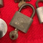Yale Reese Corbin SLC keyed Padlocks w Keys Mixed Lot Reese Cylinder Silver/Gray — photo 4