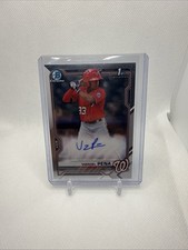VIANDEL PENA 2021 BOWMAN CHROME 1ST AUTOGRAPH BASE NATIONALS AUTO Q0963