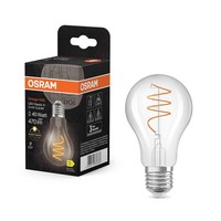 Osram Led Spiral Filament A60 Birne 3,4W = 40W E27 Klar 470Lm Warmweiß 2700K