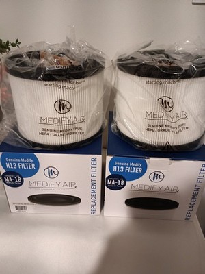 NEW Authentic Medify Air MA 18 Purifier 2 Pack H13 Replacement Filters MA-18R-2 