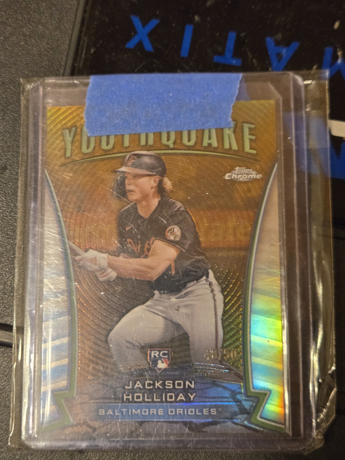 2024 Topps Chrome Update Jackson Holliday Youthquake RC Gold Refractor #/50
