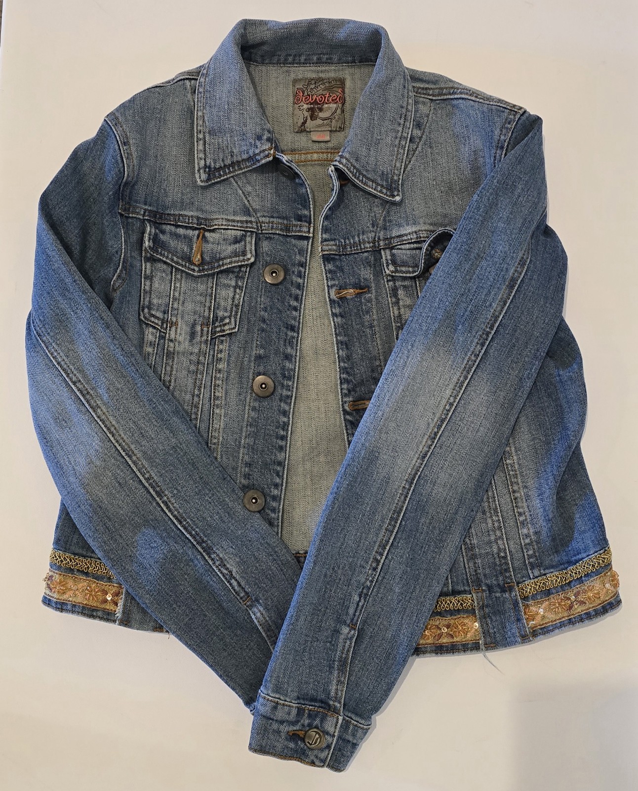 Devoted Retro Western Sequened Boho Chic Indie Sl… - image 4