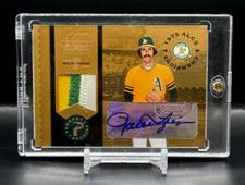 Donruss Playoff Rollie Fingers 2004 enfermo 3 colores usado en juegos parche automático #PP-15/25