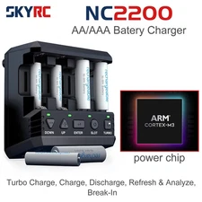 SKYRC NC2200 12V/2.0A 4 Slots Charger Analyzer NiMH/NiCD Battery Charger