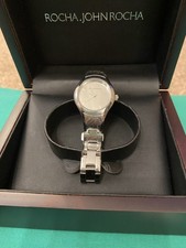Rocha.John Rocha Ladies Stainless Steel Watch In Original Box New Battery VGC