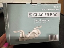 NEW Glacier Bay Brushed Nickel Bathroom Faucet