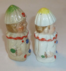 Vintage Porcelain Clown Shape Salt and Pepper Shakers Handpainted Japan — photo 4
