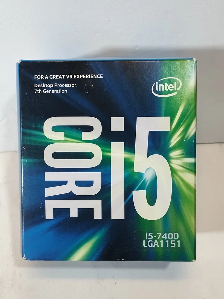 NEW Intel Core i5-7400 Quad-Core 3.0GHz BX80677I57400 Processor CPU w/Cooler NIB - Image 2 of 4