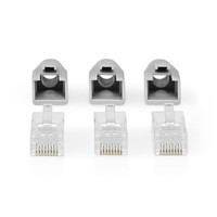 Rj-Stecker Rj45-Stecker Pass Through Festes Verseiltes UTP Nedis CCBW89360GY