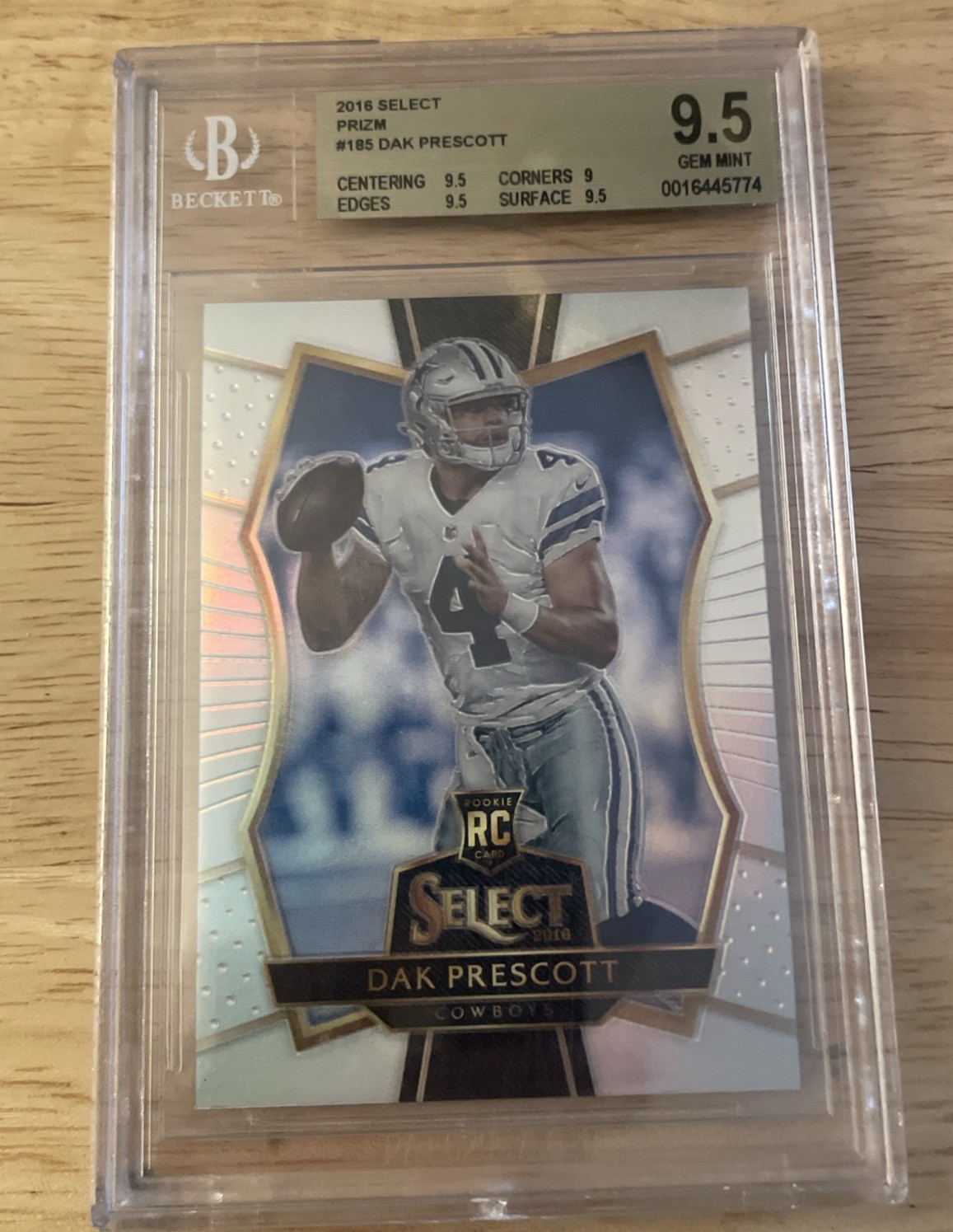 Dak Prescott Panini Select #185 Prizm