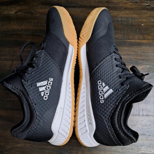 Adidas Womens Court Team Bounce Black Basketball Shoes Size 11 - Picture 6 of 11
