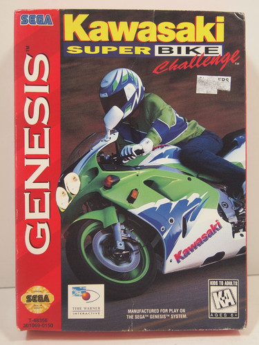 Kawasaki Superbike Challenge (SEGA Genesis) Authentic CARDBOARD BOX ONLY