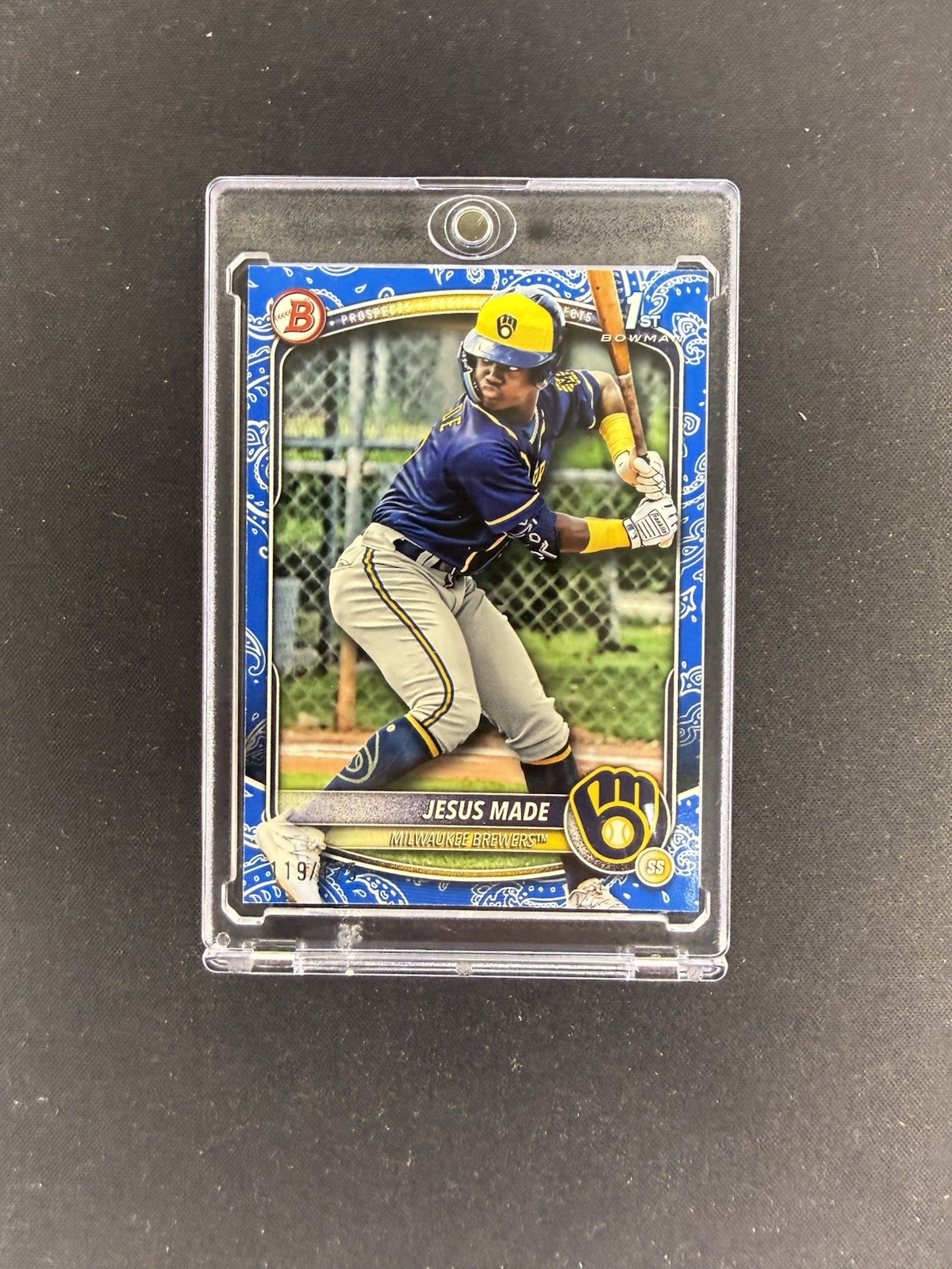 2025 Bowman - Prospects Jesus Made #BP-66 Blue Pattern /125 (RC)