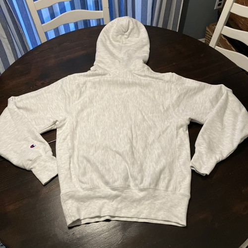 Northwestern University Sweatshirt Hoodie Champion Reverse Weave Size S Grey - Picture 3 of 11