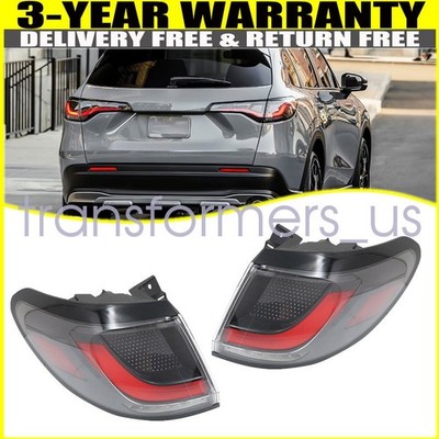 2Pcs For 2023-2024 Honda HR-V LED Tail Light Rear Brake Lamp Outer L + R Pair