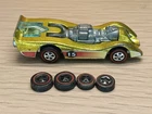Vintage Hot Wheels Redline 1971 JET Threat Spectraflame Yellow Refreshed Custom
