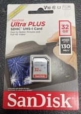 SanDisk 32 GB Ultra Plus SDHC UHS-1 Memory Ca...