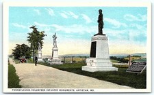 Postcard: Pennsylvania Volunteer Infantry Monuments, Antieta