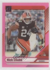 2024 Panini Clearly Donruss Pink Nick Chubb #15 1iu8