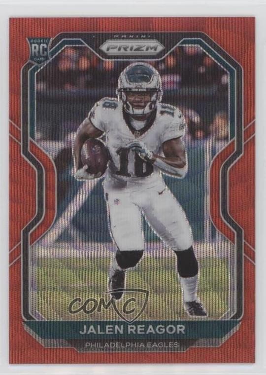 2020 Panini Prizm Red Wave 102/149 Jalen Reagor #342 Rookie RC 0r98