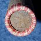 ROLL OF WHEAT CENTS WITH SOME INDIAN HEADS 1909 & 1953 D