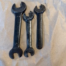 3 Vintage Williams Wrenches Open End 3/8 5/16 701 Made in the USA Tools Collect