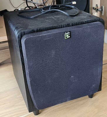 Sunfire SDS8 SDS-8 Powered Subwoofer 8'' Active Sub Black Ash Tested Works
