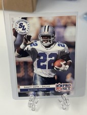 1992 - Pro Set #7 Emmitt Smith - Dallas Cowboys NFL Football Card 🏈