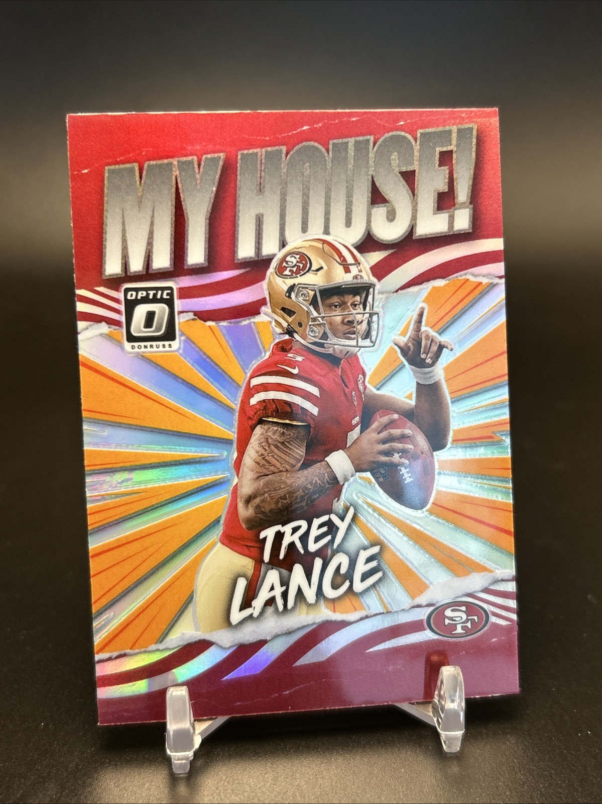 2021 Panini Donruss Optic My House Trey Lance RC Rookie Silver Holo Prizm #MH-3