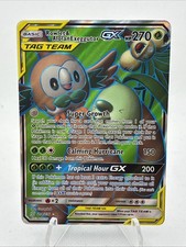 Rowlet & Alolan Exeggutor GX 214/236 Ultra Rare Unified Minds Pokemon Holo NM on eBay