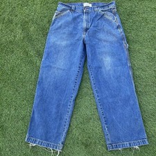 Vintage Levis Carpenter Jeans Mens 34x30 Blue Baggy Loose Y2K Denim Pants