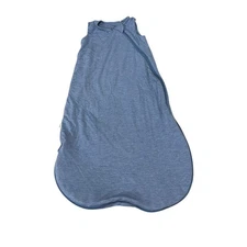 Little Sleepies Heather Blue Sleepy Bag Size 0-6 months lightweight .5 TOG