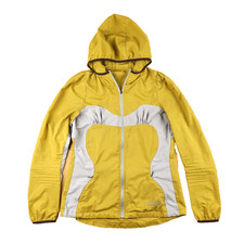 Nike Gyakusou Jacket Womens Small Yellow Gray Running Windbreaker Undercover Lab