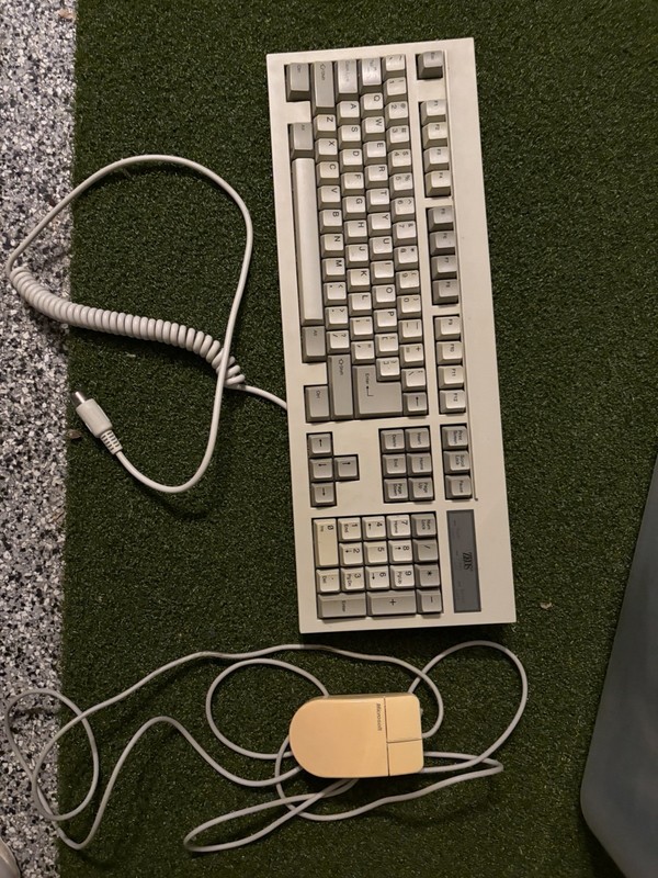 Microsoft KB-6251EA Wired Beige Enhanced 101-Key English QWERTY Keyboard + Mouse