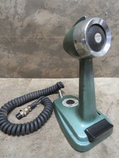 Vintage Ham Radio Turner SSB 2 Transistorized Base Station Desk Microphone Green