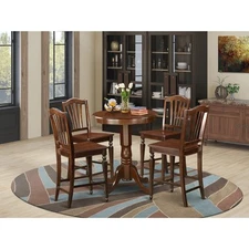 Counter Height Pub Set - Counter Height Table And Dining Chairs