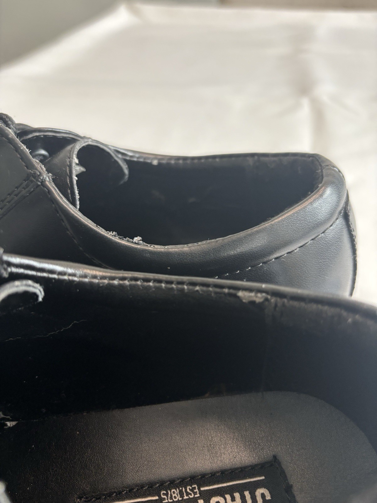 Boys Stacy Adams Black Oxfords Lace Up Size 5 M Big Kids Dress Shoes image 6