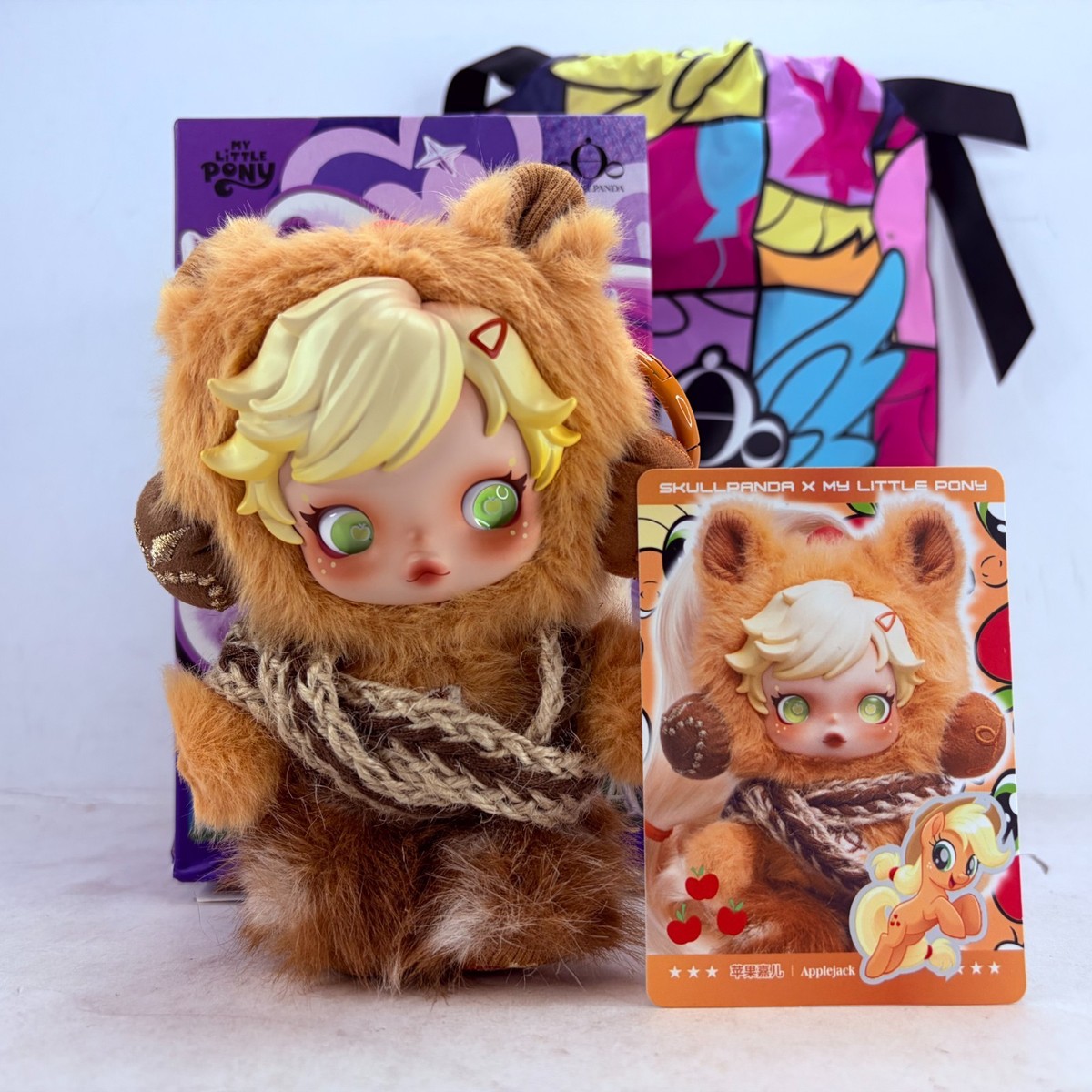 スカルパンダApplejack My Little Pony マイリトルポニー APPLEJACK-Skullpanda My Little Pony Series Blind Box Figure Toy