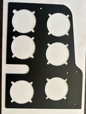 Cessna 150 Panel Overlay 1968 150H Matte Black Acrylic