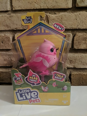 #ad Little Live Pets Lil Bird Tiara Tweets Bird Sounds Voice Record Pink Interactive $34.99